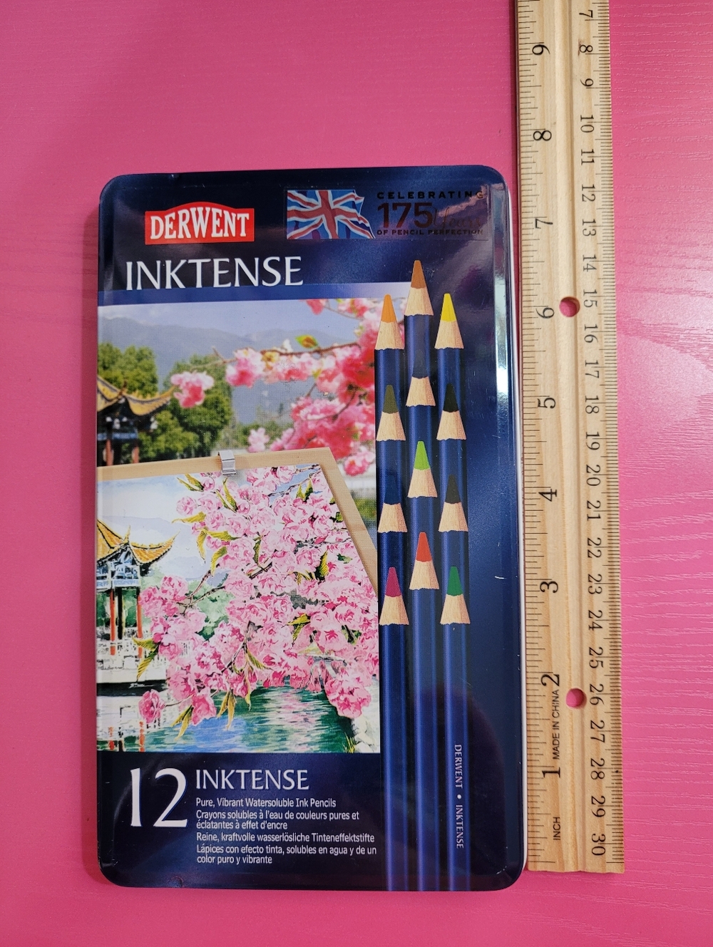 Derwent Inktense 12-Color Pencil Set (0755)